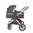 Passeggino VIOLA+ADAPTERS con cesta per neonato BLACK Diamond